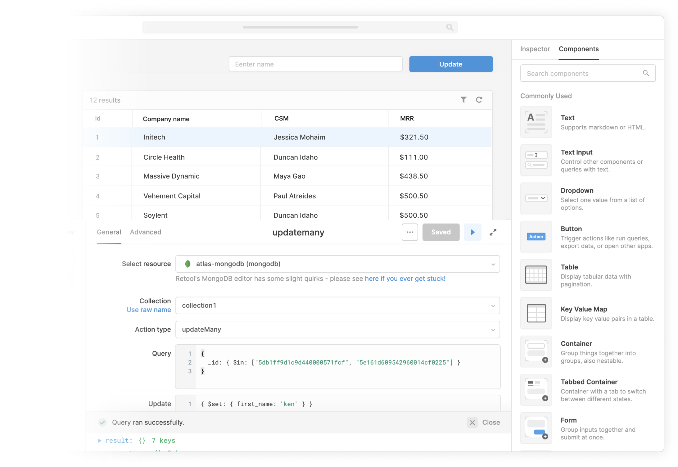 Build a CRUD tool for your MongoDB data